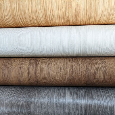 0.14mm Głęboko wygrabowana folia drewniana PVC do dekoracji mebli Mdf Profil