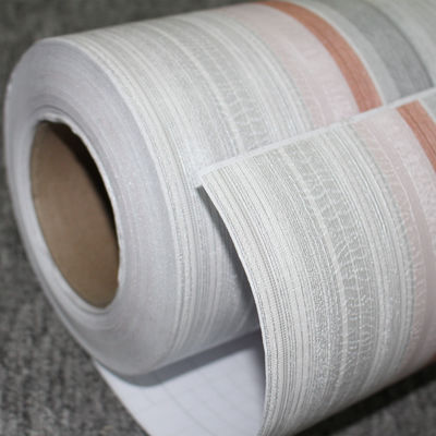 0.1mm-0.15mm PVC bez peel And Stick Wallpaper wysokiego połysku miękki dotyk
