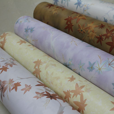 Antyluminescentny matycowany samoprzylepny papier ścienny PVC teksturowany antyprzebarwiony