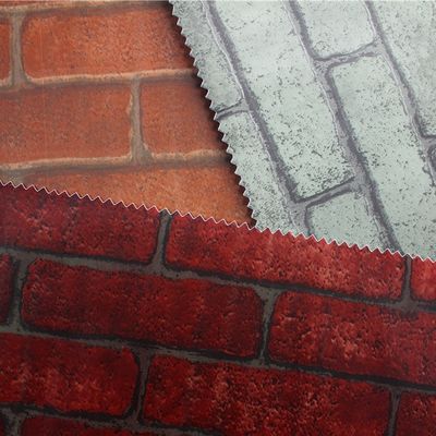 quality Brick Design Pokój PVC Tapeta Peel And Stick PVC Film 0.1mm-0.15mm factory